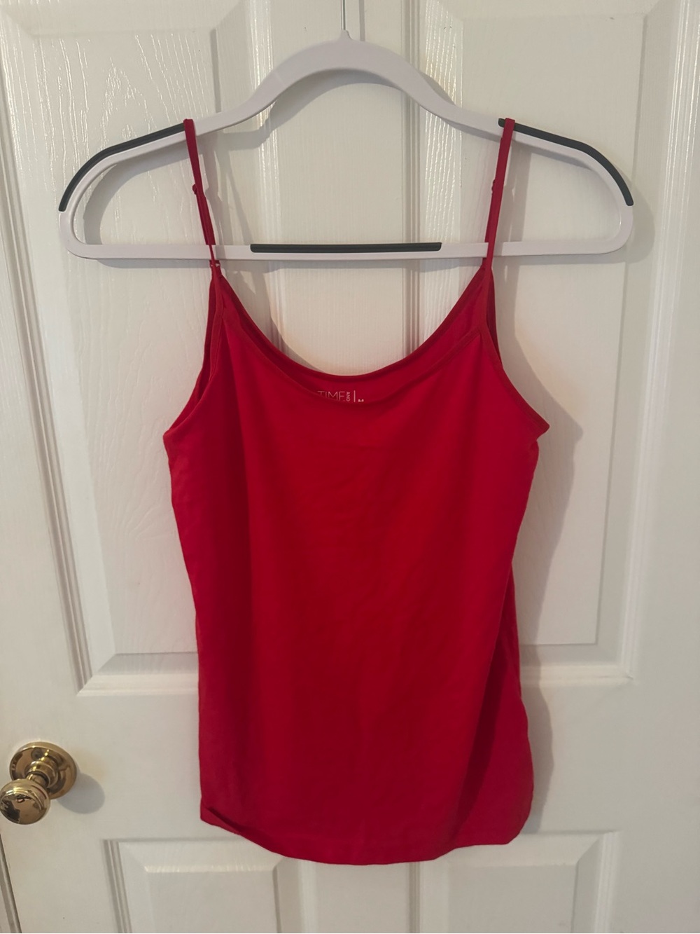 Time and Tru Red Spaghetti Strap Camisole